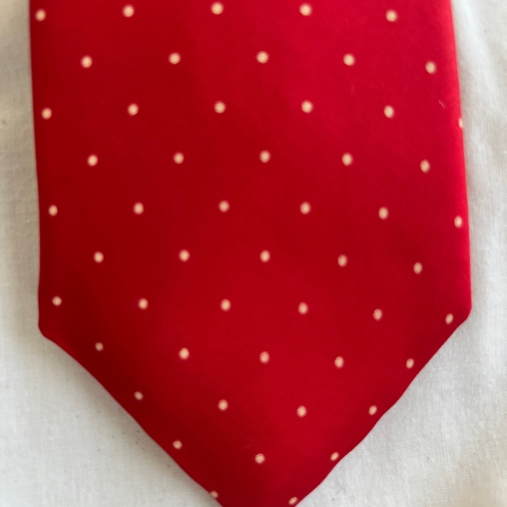 Red Polka Dot Tie
